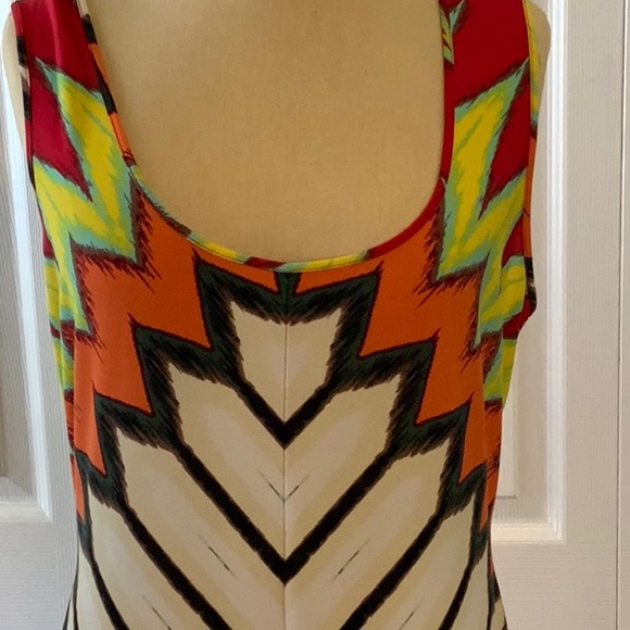ECI- Long Sleeveless Maxi Dress- Size Large- Nylon and Spandex - Picture 9 of 12